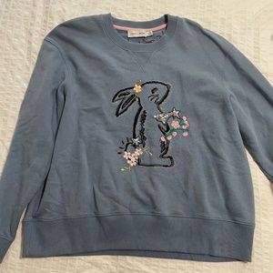 Coach x Selena Gomez Bunny Embroidered Sweatshirt - XL